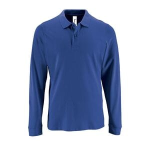 SOL'S 02087 - Herren Poloshirt Langarm Perfect Lsl Men Royal Blue