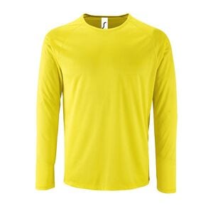 SOL'S 02071 - Herren Sport T Shirt Langarm Sporty Lsl Neon Yellow