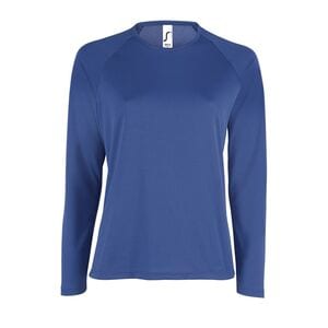SOL'S 02072 - Damen Sport T Shirt Langarm Sporty Lsl  Royal Blue