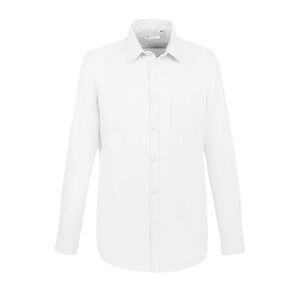SOL'S 02920 - Herren Oxford Hemd Langarm Boston Fit Weiß