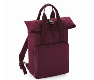 Bag Base BG118 - TWIN HANDLE ROLL-TOP RUCKSACK Burgund