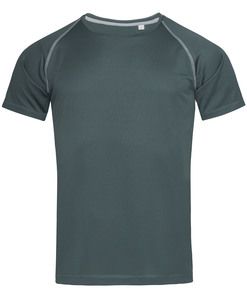 Stedman STE8030 - Rundhals-T-Shirt für Herren ACTIVE TEAM Granite Grey