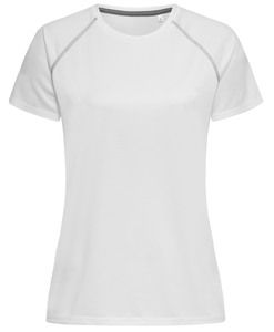 Stedman STE8130 - Rundhals-T-Shirt für Damen RAGLAN Weiß