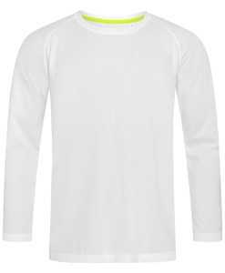 Stedman STE8420 - Langarm-Shirt für Herren Active-Dry Weiß