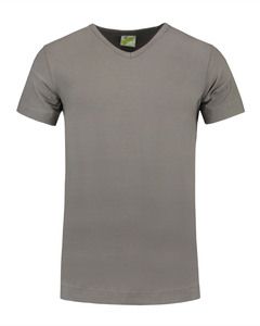 Lemon & Soda LEM1264 - T-Shirt V-Ausschnitt Baumwolle/Elastik für Ihn Pearl Grey