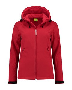 Lemon & Soda LEM3627 - Jacke mit Kapuze Softshell für ihre Rot