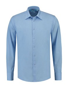 Lemon & Soda LEM3935 - Shirt Popeline Mix LS für ihn helles blau