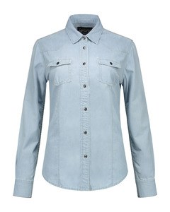 Lemon & Soda LEM3950 - Denim Shirt LS für ihre Light Blue Denim