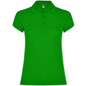 Roly PO6634 - STAR WOMAN Talliertes-Poloshirt mit kurzen Ärmeln Grass Green