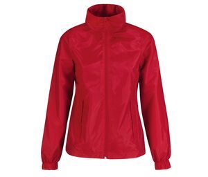B&C BC601F - Windbreaker Jacke Damen  Rot