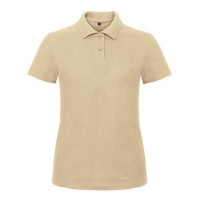 B&C BCI1F - Damen Poloshirt Sand