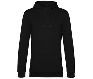 B&C BCU03W - Herren Kapuzenpullover Black Pure