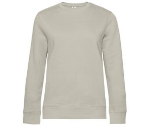 B&C BCW01Q - Damen Sweatshirt mit geraden Ärmeln  Grey Fog