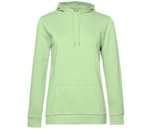 B&C BCW04W - Damen Kapuzenpullover LIGHT JADE