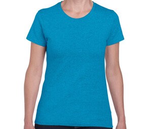 Gildan GN182 - Damen Rundhals-T-Shirt Heather Sapphire