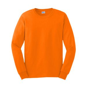 Gildan GN186 - Ultra Langarm T-Shirt für Herren Sicherheit Orange