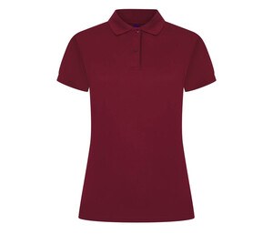 HENBURY HY476 - Damen Polo T-Shirt Burgundy