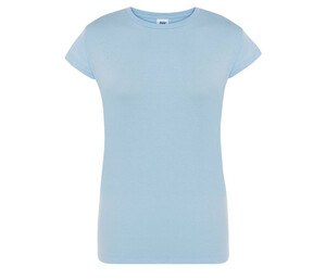 JHK JK150 - Damen Rundhals-T-Shirt 155 Sky Blue