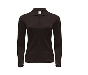 JHK JK216 - Langärmeliges Frauen Polo 200 Graphite