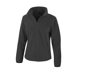 RESULT RS220F - Damen Fleece Jacke mit Reißverschluss Black