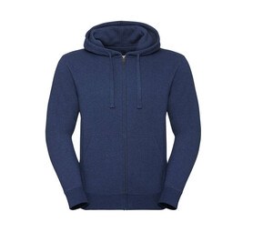 RUSSELL RU263M - Herren Kapuzenpullover mit Reißverschluss  Ocean Melange