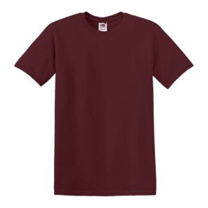 Fruit of the Loom SC220 - Herren T-Shirt Rundhalsausschnitt Brick Red