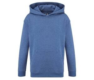 Fruit of the Loom SC371 - Kinder Hoodie Retro Heather Royal