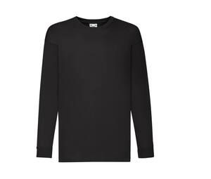 FRUIT OF THE LOOM SC6107 - Kinder Sweatshirt Black