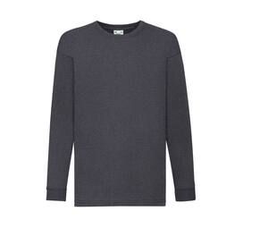 FRUIT OF THE LOOM SC6107 - Kinder Sweatshirt Dark Heather Grey