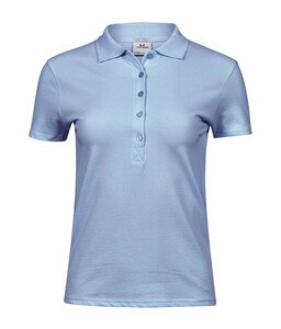 Tee Jays TJ145 - Luxus-Stretch-Polo für Frauen Light Blue