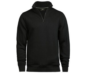 Tee Jays TJ5438 - Sweatshirt mit halbem Reißverschluss Männer Black