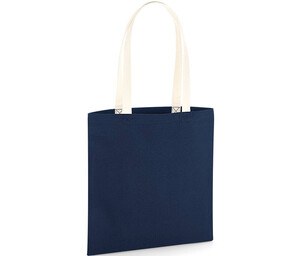 Westford mill W801C - Canvas-Tasche aus Bio-Baumwolle mit kontrastierenden Griffen