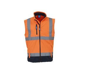 Yoko YK006 - Warnweste (HVW120) Hi Vis Orange/Navy