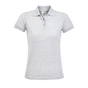 SOL'S 00573 - Damen Polycotton Poloshirt Kurzarm Prime Ash