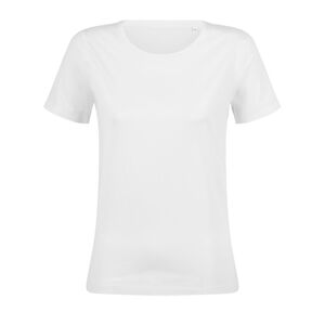 NEOBLU 03185 - Merzerisiertes Kurzarm-Trikot für Frauen Lucas Women Blanc optique
