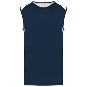 Proact PA475 - Zweifarbiges Sport-Top Sporty Navy / White