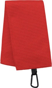 Proact PA579 - Golf-Handtuch mit Wabenstruktur Rot