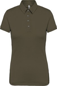 Kariban K263 - Jersey-Kurzarm-Polohemd für Damen Light Khaki