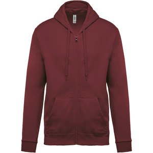 Kariban K479 - Kapuzensweatshirt mit Reißverschluss Wine