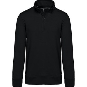 Kariban K487 - Sweatshirt mit Reißverschlusskragen Black