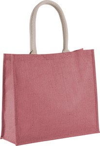 Kimood KI0219 - Jute Strandtasche Light Marsala