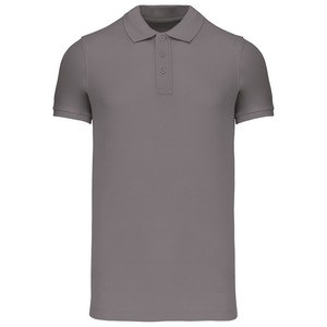 Kariban K209 - Herren Kurzarm-Polohemd. BIO-Baumwollpiqué Storm Grey