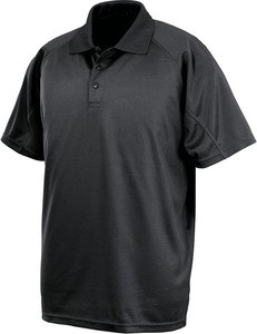 Spiro S288X - PERFORMANCE AIRCOOL POLO SHIRT Black