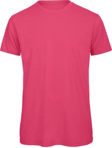 B&C CGTM042 - Organic Cotton Crew Neck T-shirt Inspire Fuchsie