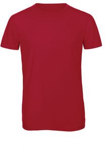 B&C CGTM055 - Men's TriBlend crew neck T-shirt Rot