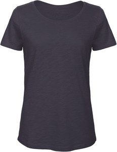 B&C CGTW047 - Ladies' SLUB Organic Cotton Inspire T-shirt Chic Navy
