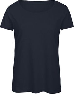 B&C CGTW056 - Ladies' TriBlend crew neck T-shirt Navy