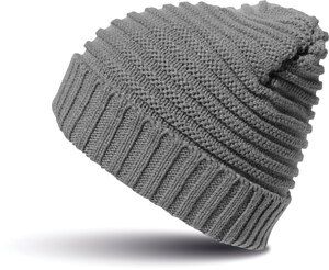 Result RC376X - Braided knit hat Grau