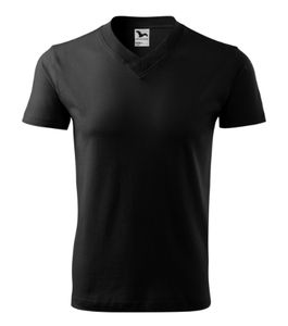 Malfini 102 - V-Neck T-shirt unisex Schwarz
