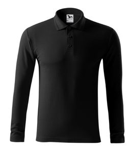 Malfini 221 - Pique Polo LS Polohemd Herren Schwarz